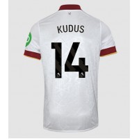 Dres West Ham United Mohammed Kudus #14 Rezervni 2024-25 Kratak Rukav